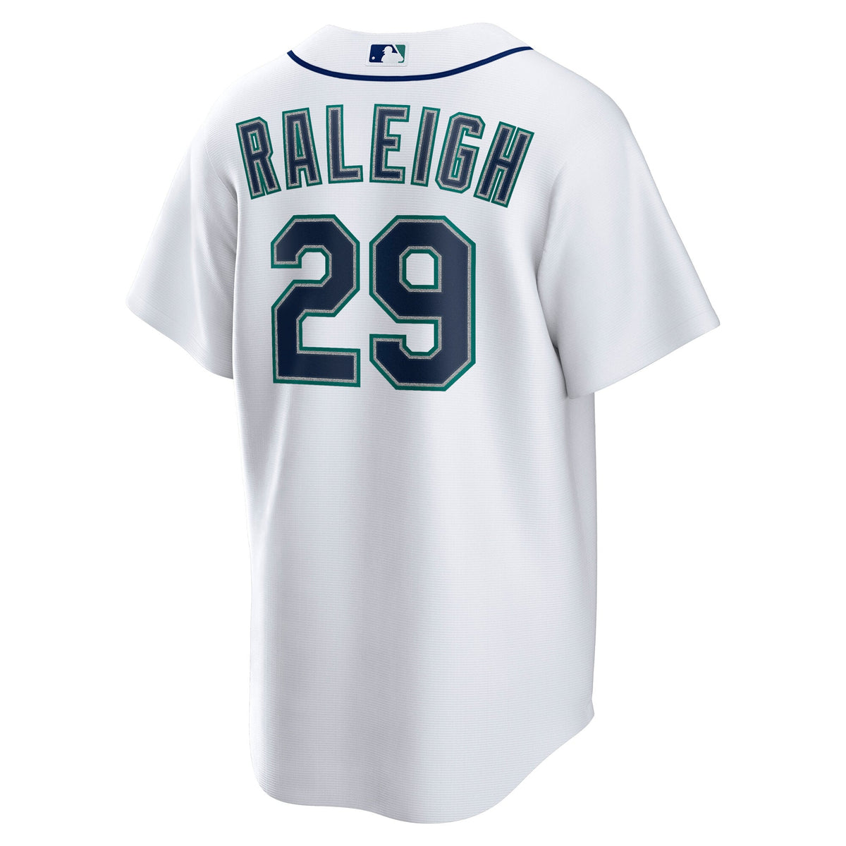 Men's Seattle Mariners Cal Raleigh Nike White Home Replica Player Jersey - 4