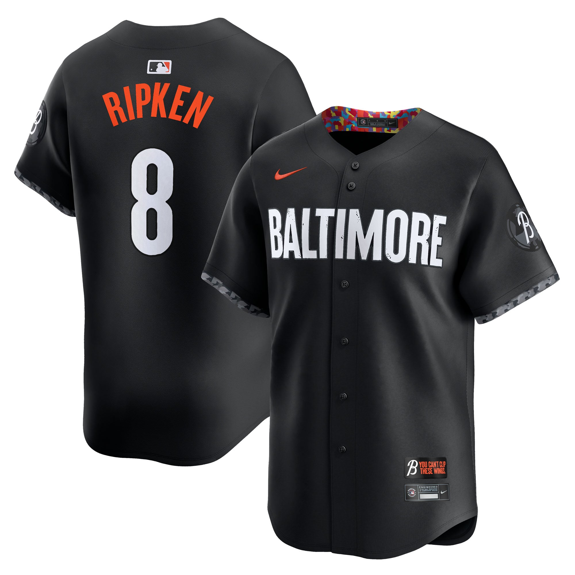 Men's Baltimore Orioles Cal Ripken Jr. Nike Black City Connect Limited Player Jersey - 2