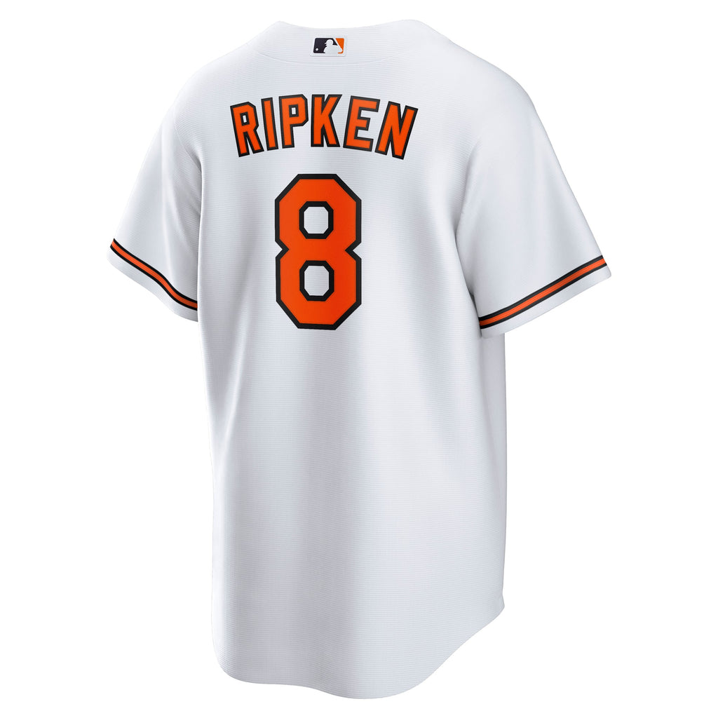 Men's Baltimore Orioles Cal Ripken Jr. Nike White Throwback Replica Player Jersey - 4