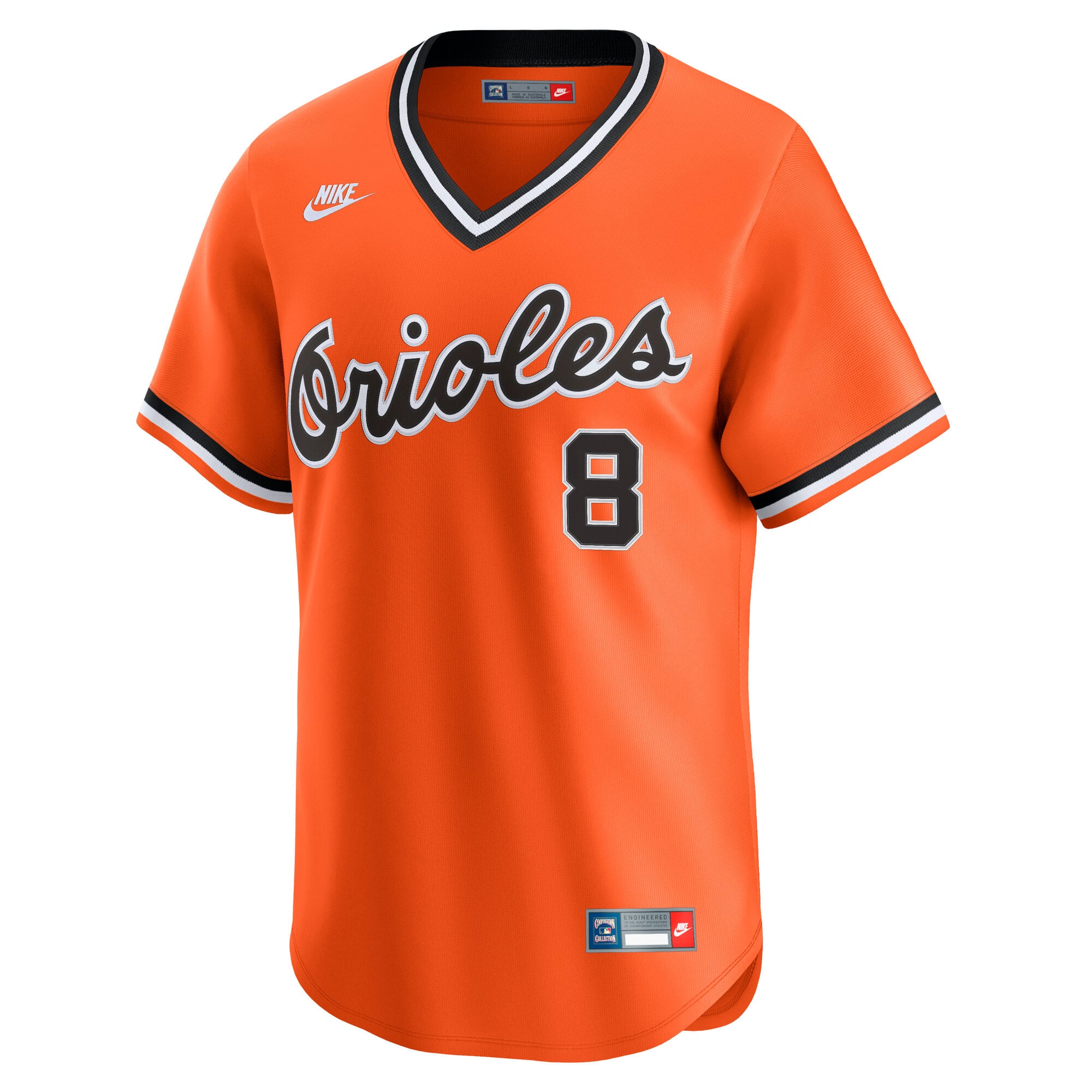 Men's Baltimore Orioles Cal Ripken Sr. Nike Orange Throwback Cooperstown Collection Limited Jersey - 3