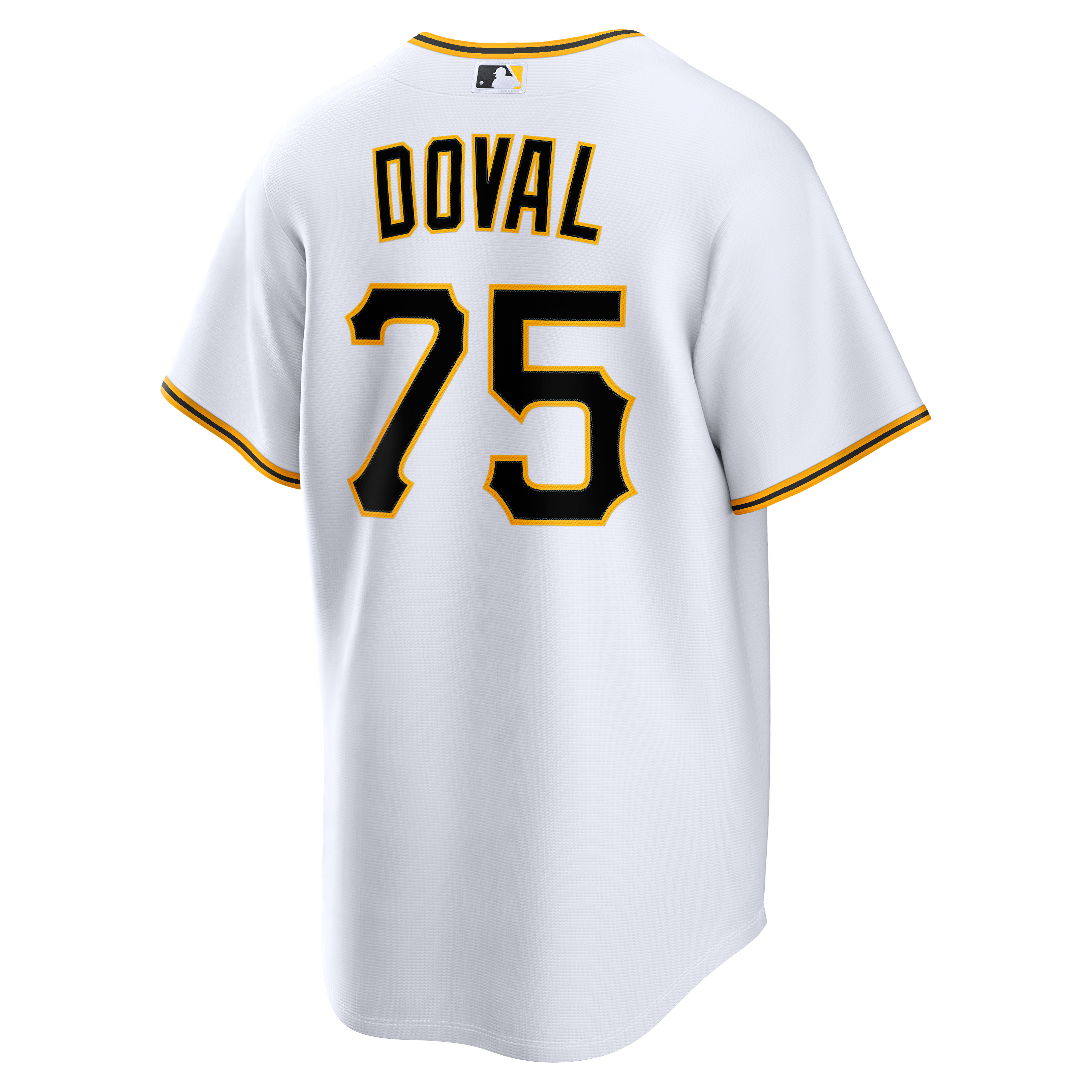 Men's Pittsburgh Pirates Camilo Doval Nike White Home Replica Jersey - 6