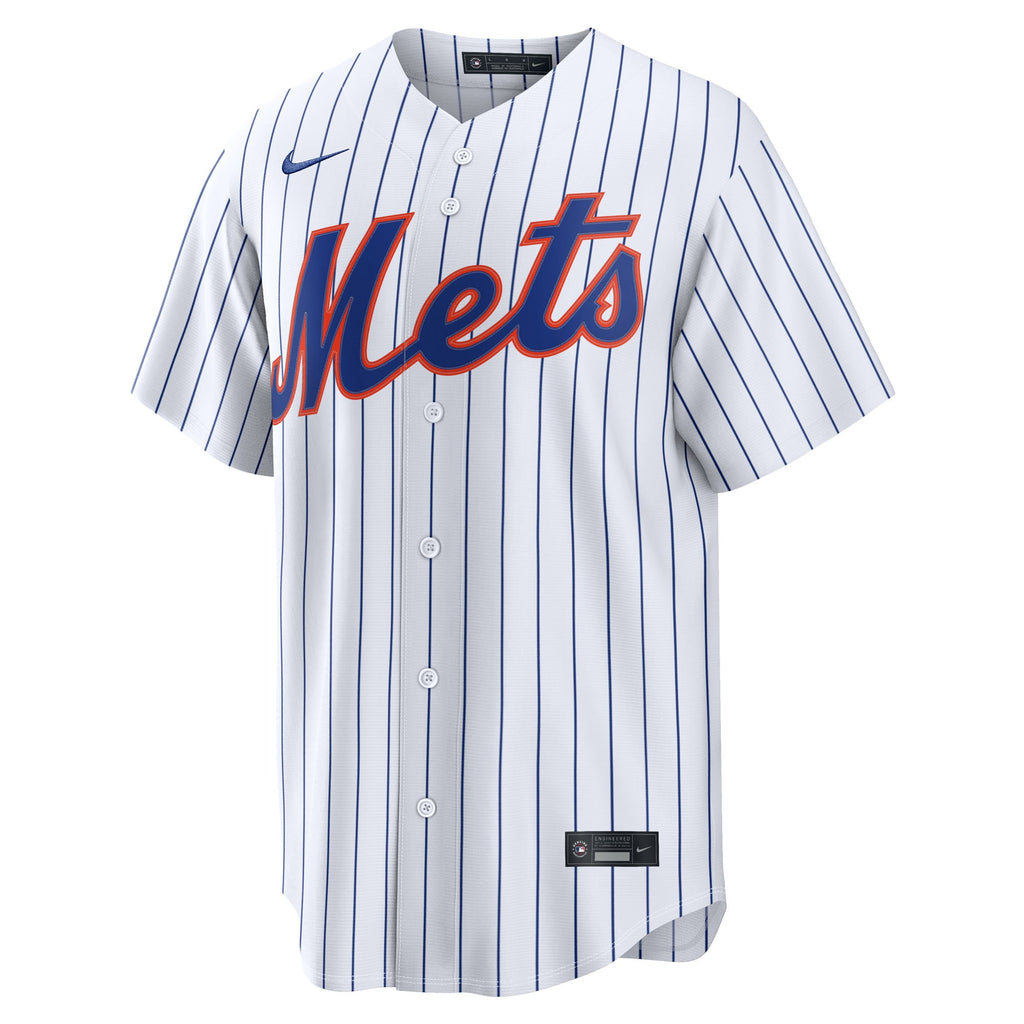 Men's New York Mets Carson Benge Nike White Home Replica Jersey - 3