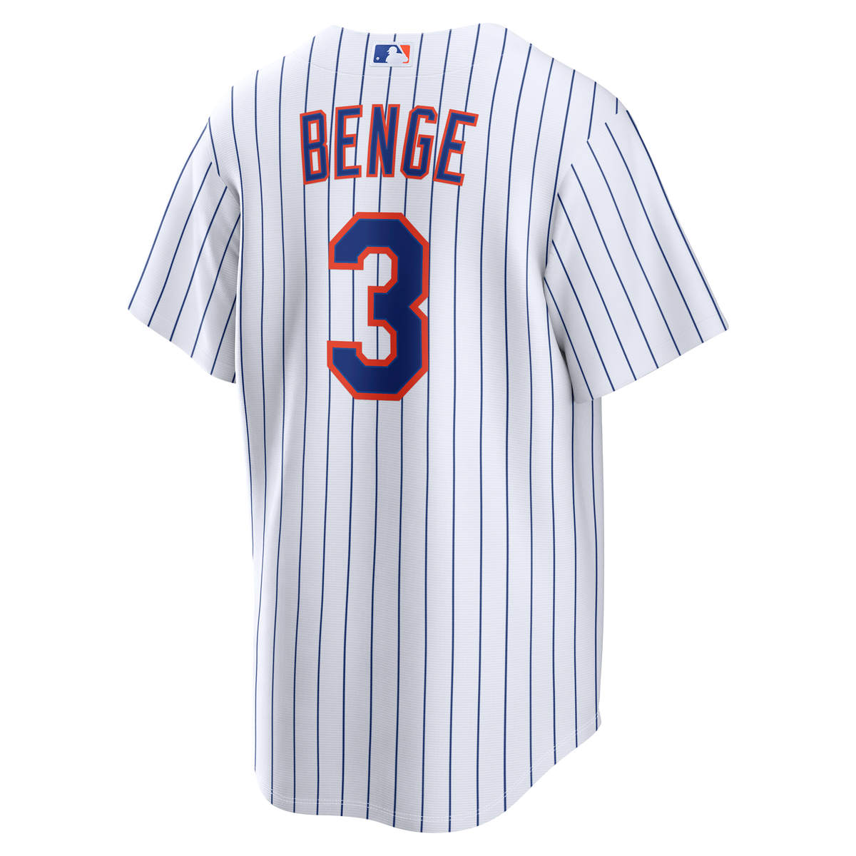 Men's New York Mets Carson Benge Nike White Home Replica Jersey - 4