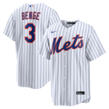 Men's New York Mets Carson Benge Nike White Home Replica Jersey