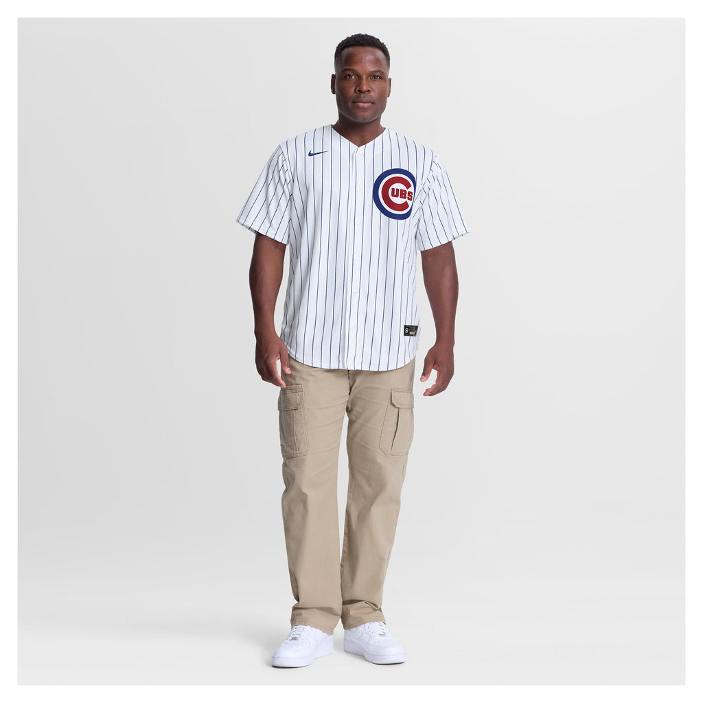 Men's Chicago Cubs Carson Kelly Nike White Home Replica Jersey - 5