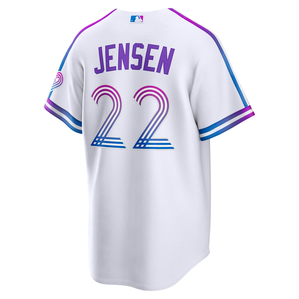 Men's Kansas City Royals Carter Jensen Nike White 2026 City Connect Stadium Jersey - 4