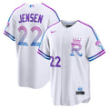 Men's Kansas City Royals Carter Jensen Nike White 2026 City Connect Stadium Jersey