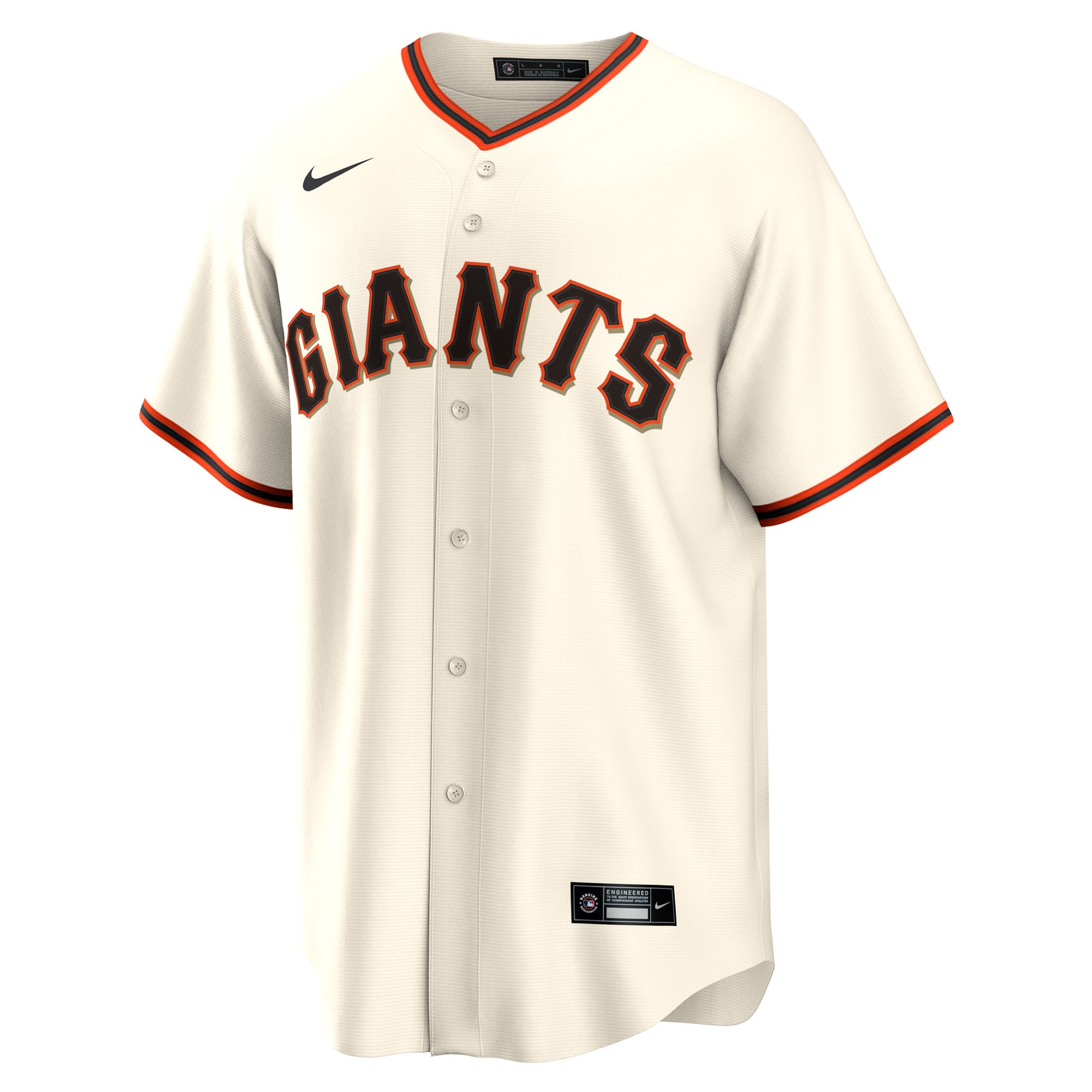 Men's San Francisco Giants Casey Schmitt Nike Cream Home Replica Jersey - 3