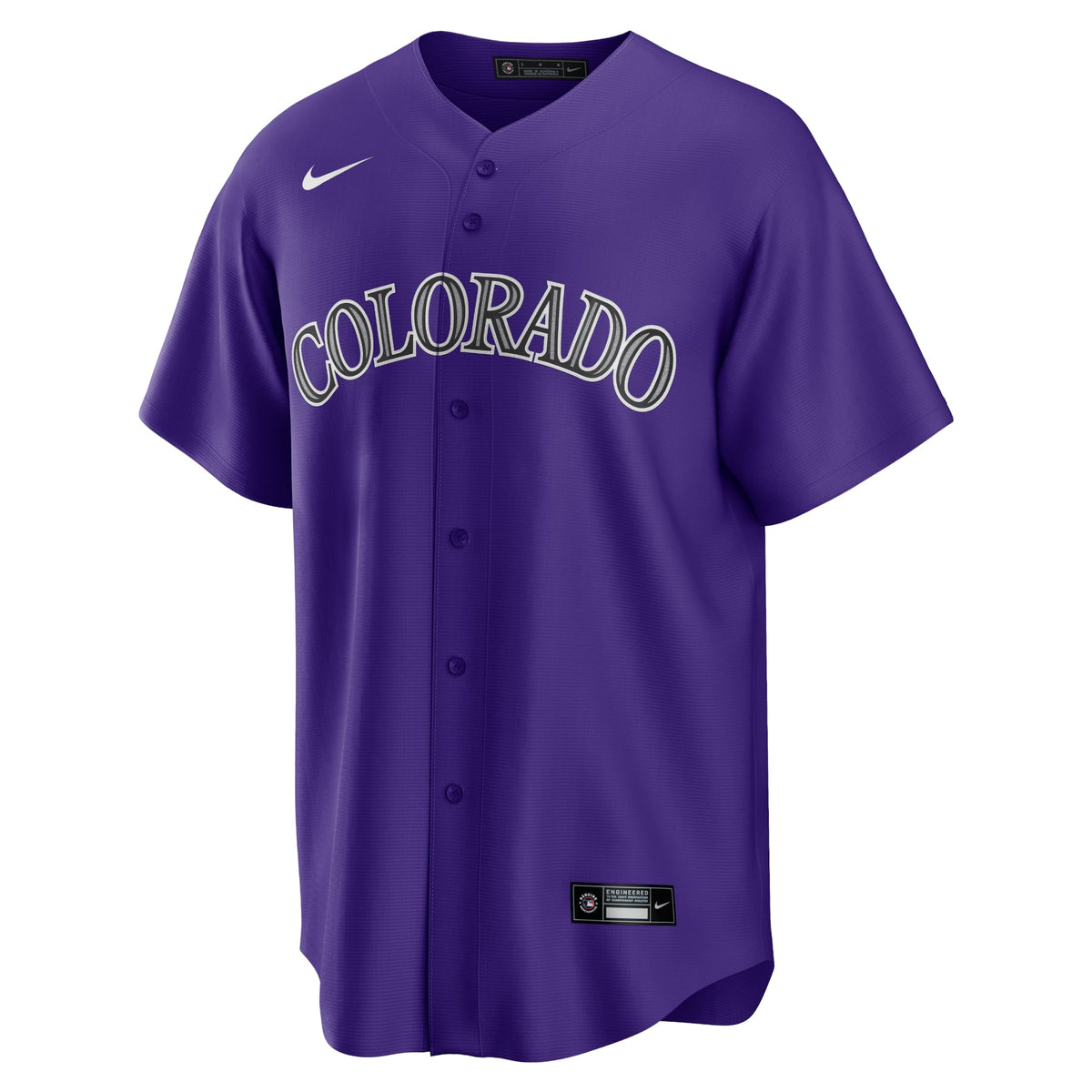 Men's Colorado Rockies Charlie Blackmon Nike Purple Alternate Replica Player Name Jersey - 3