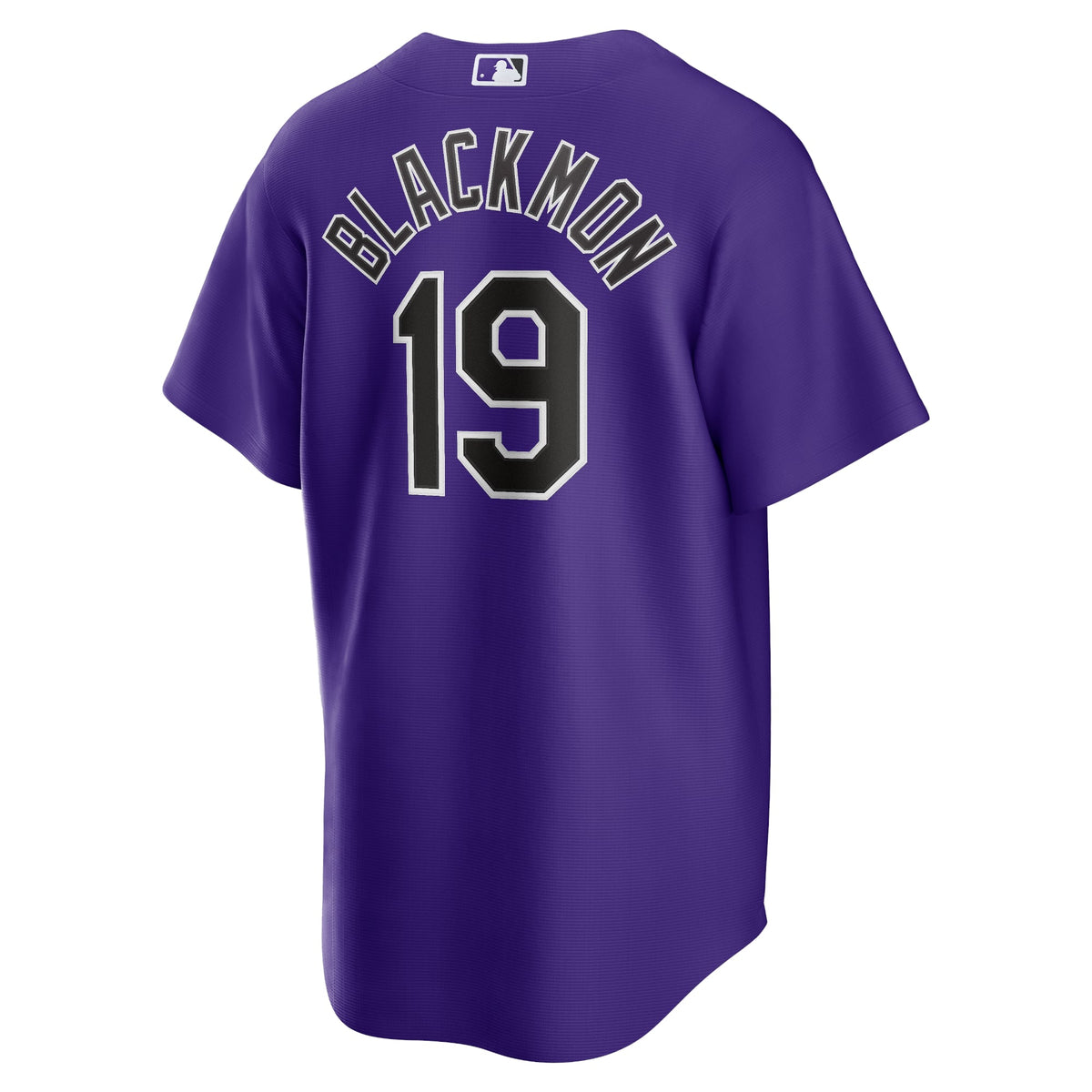 Men's Colorado Rockies Charlie Blackmon Nike Purple Alternate Replica Player Name Jersey - 4