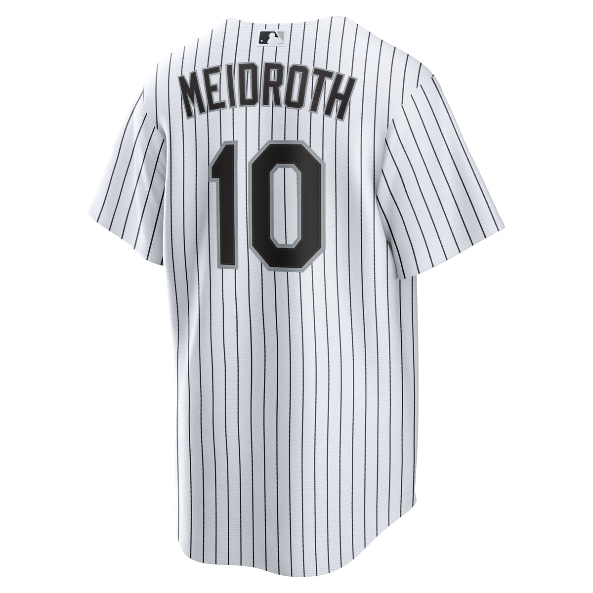 Men's Chicago White Sox Chase Meidroth Nike White Home Replica Jersey - 4