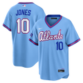 Men's Atlanta Braves Chipper Jones Nike Powder Blue 2026 City Connect Stadium Jersey