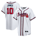 Men's Atlanta Braves Chipper Jones Nike White Home Retired Player Replica Jersey