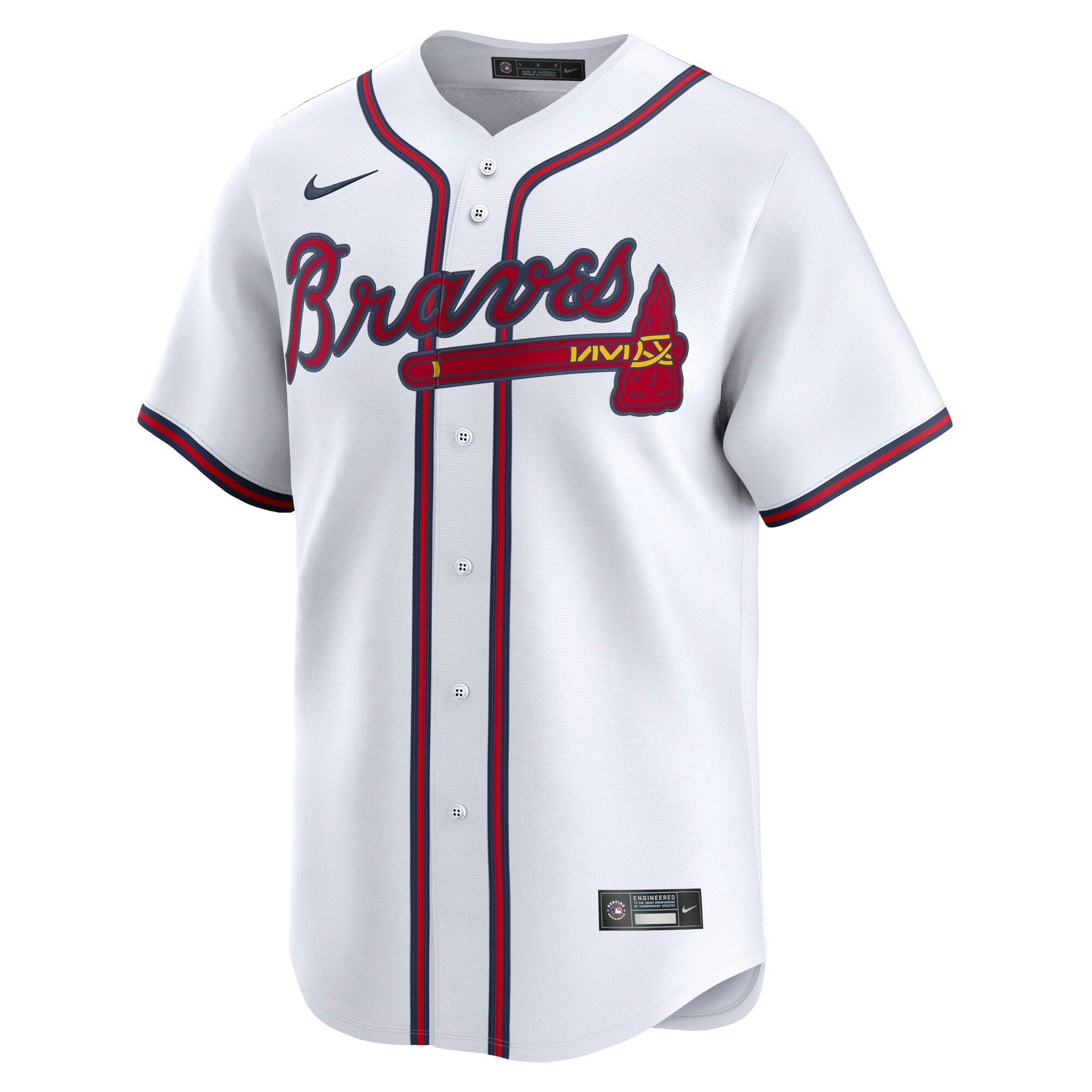 Men's Atlanta Braves Chris Sale Nike White Home Limited Player Jersey - 3