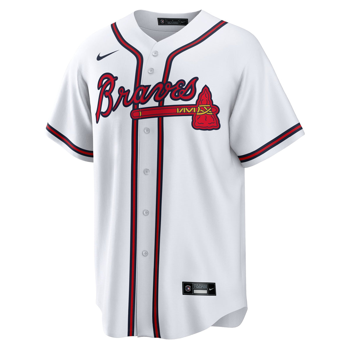 Men's Atlanta Braves Chris Sale Nike White Home Replica Jersey - 3