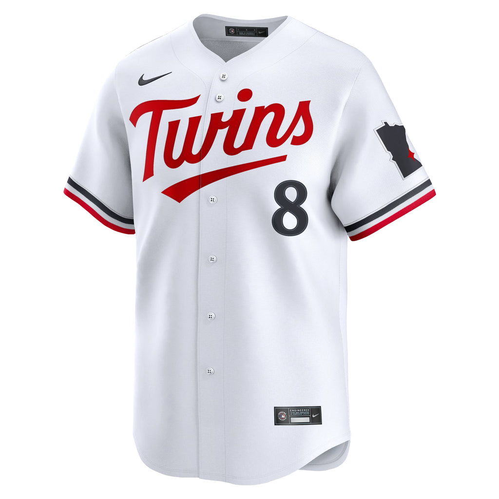Men's Minnesota Twins Christian Vázquez Nike White Home Limited Jersey - 3