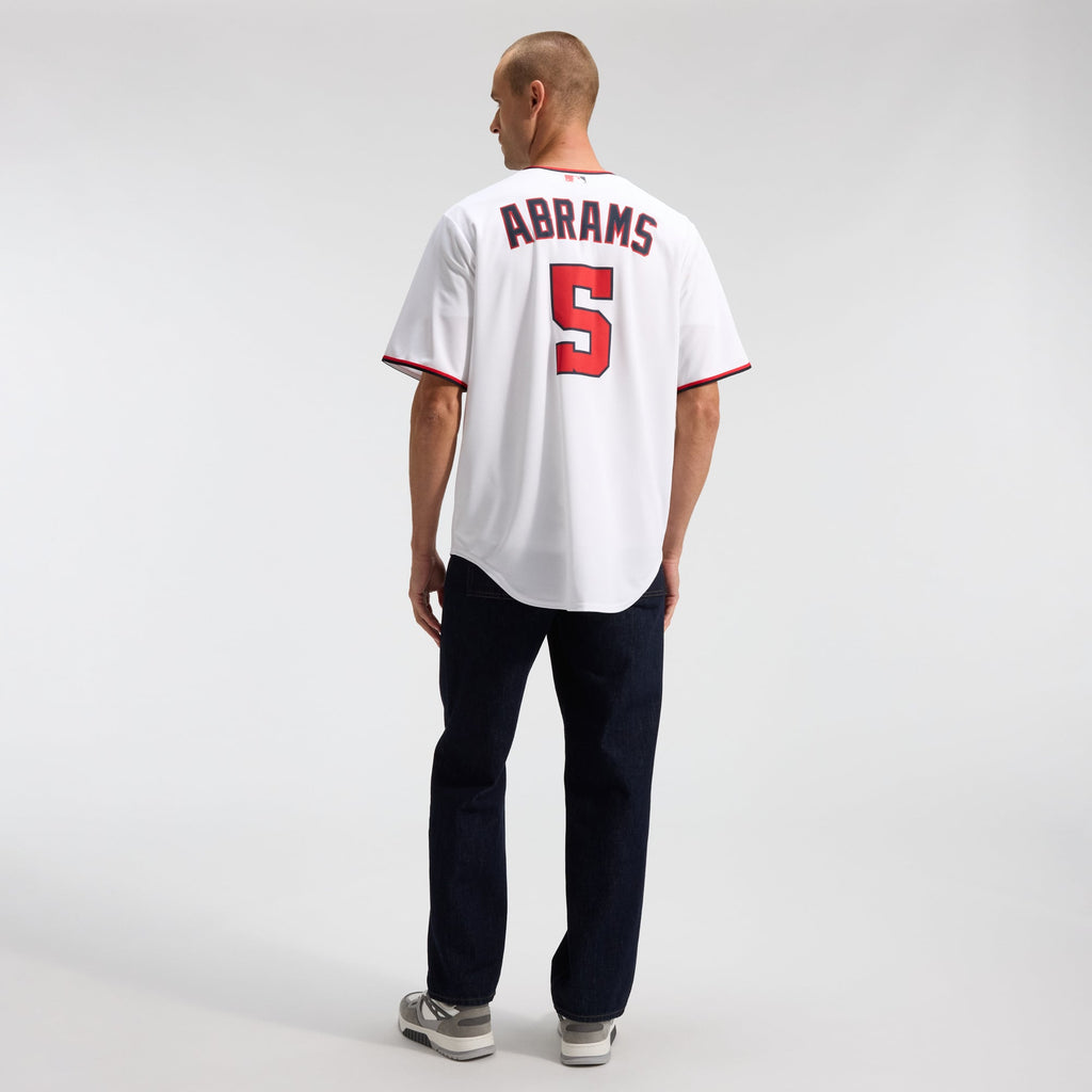 Men's Washington Nationals CJ Abrams Nike White Home Replica Jersey - 6