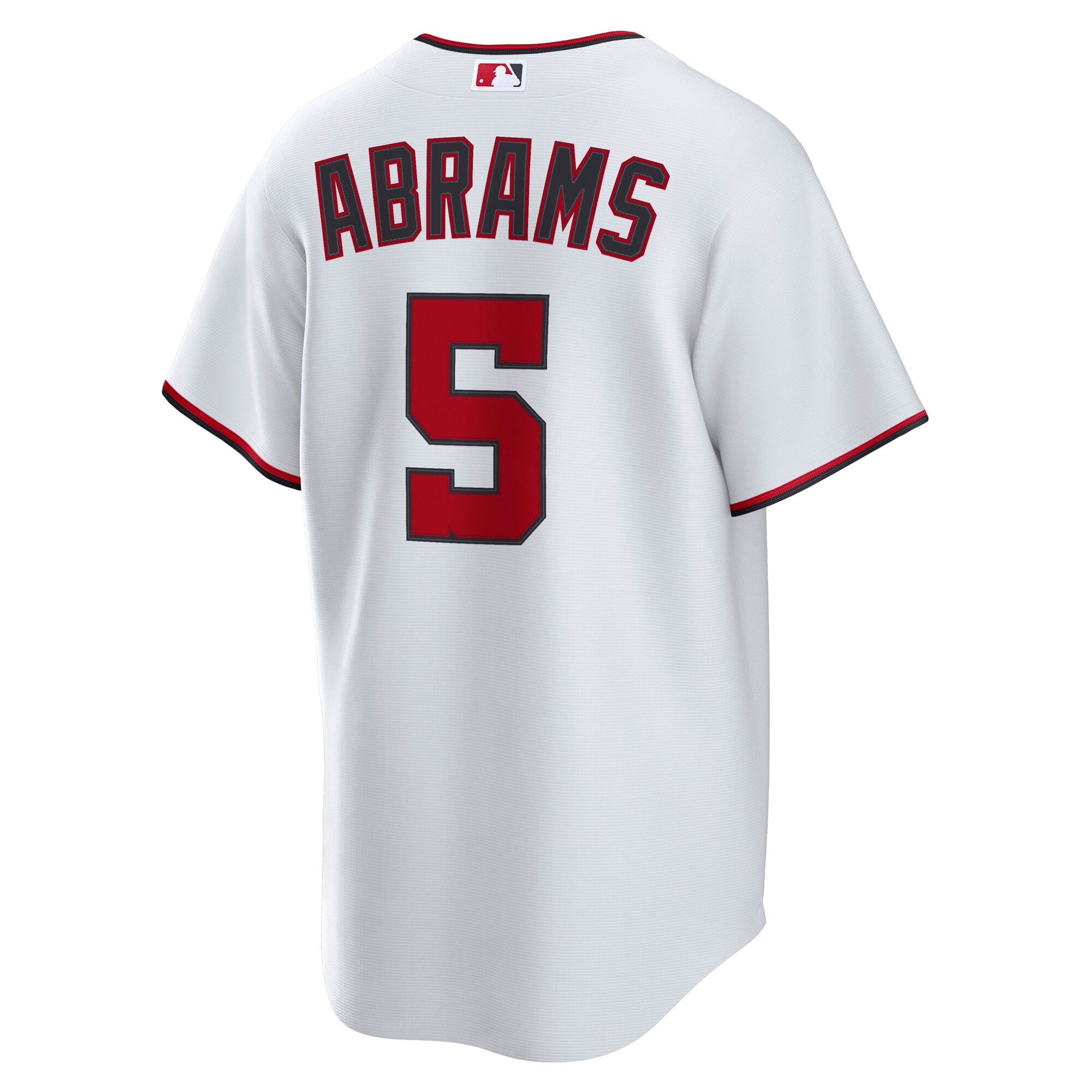 Men's Washington Nationals CJ Abrams Nike White Home Replica Jersey - 7