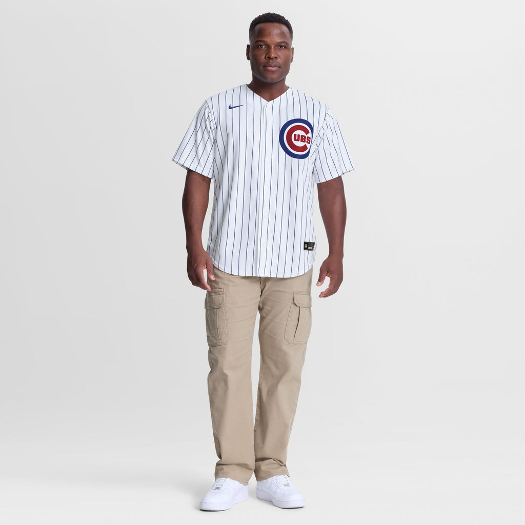 Men's Chicago Cubs Clay Holmes Nike White Home Replica Jersey - 3