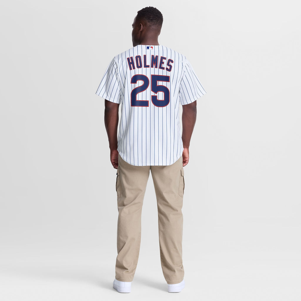 Men's Chicago Cubs Clay Holmes Nike White Home Replica Jersey - 4