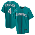 Men's Seattle Mariners Colt Emerson Nike Teal Alternate Replica Jersey