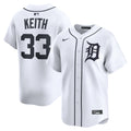 Men's Detroit Tigers Colt Keith Nike White Home Limited Player Jersey