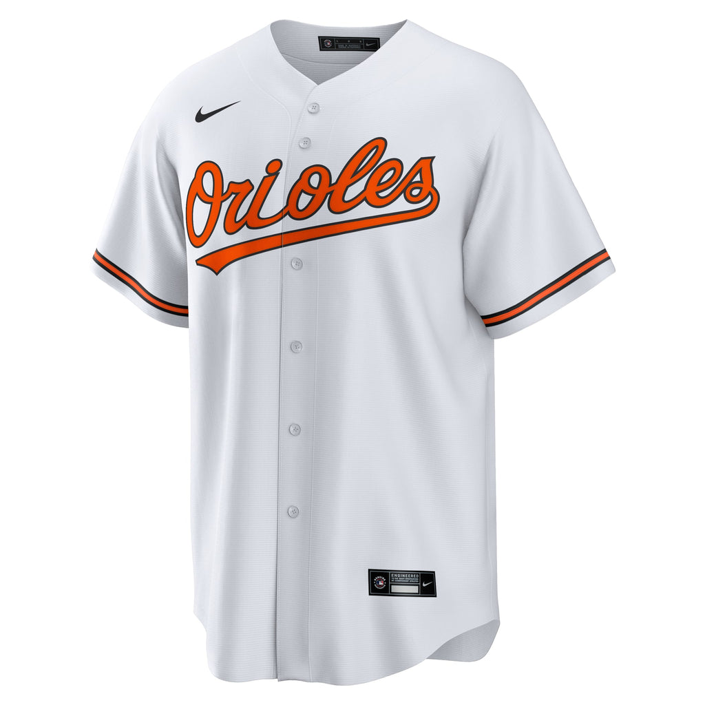 Men's Baltimore Orioles Colton Cowser Nike White Home Replica Jersey - 3