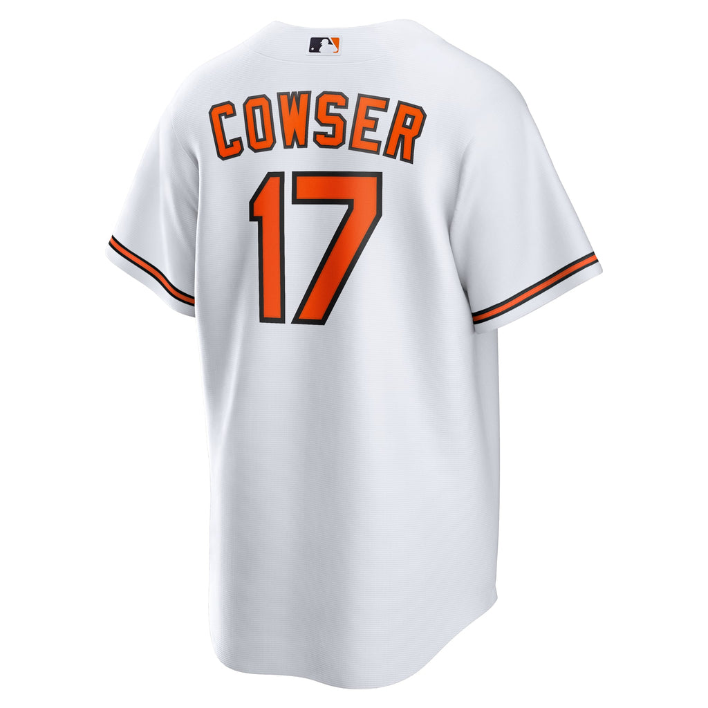 Men's Baltimore Orioles Colton Cowser Nike White Home Replica Jersey - 4