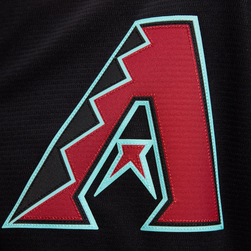 Men's Arizona Diamondbacks Corbin Carroll Nike Black Alternate Replica Jersey - 12