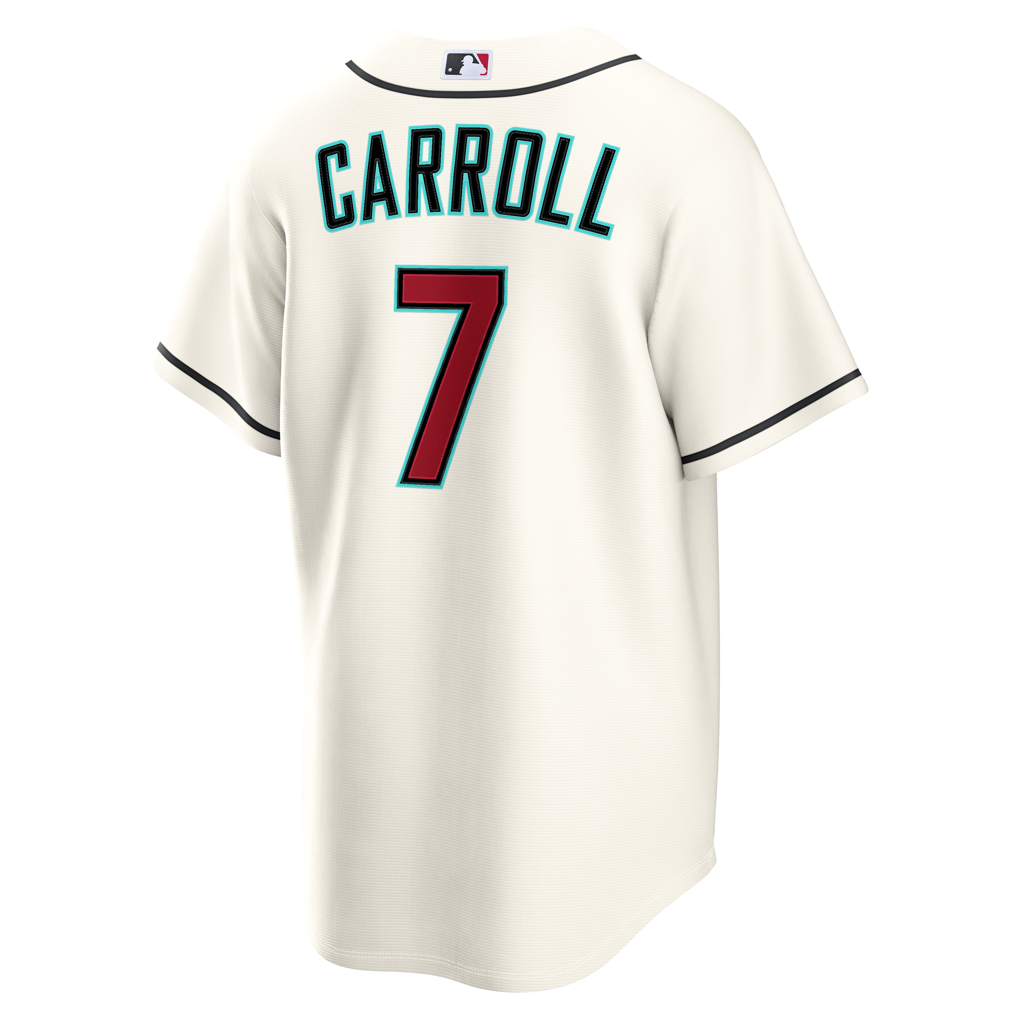 Men's Arizona Diamondbacks Corbin Carroll Nike Cream Home Replica Jersey - 8