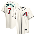 Men's Arizona Diamondbacks Corbin Carroll Nike Cream Home Replica Jersey
