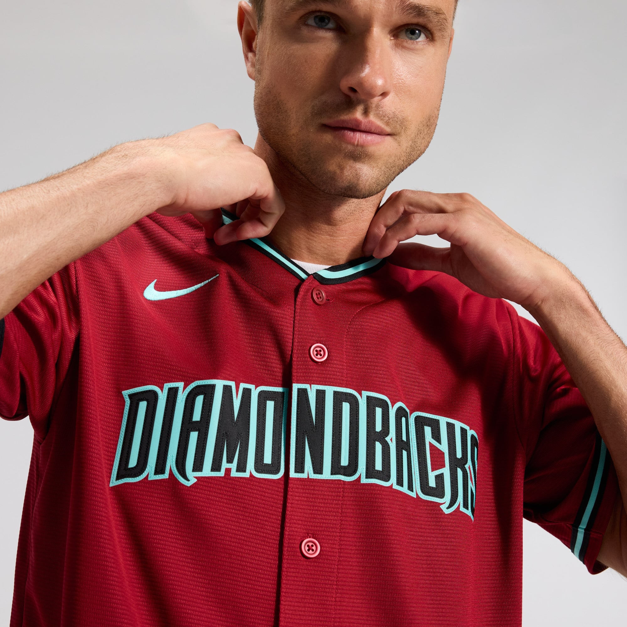Men's Arizona Diamondbacks Corbin Carroll Nike Crimson Alternate 2 Replica Jersey - 11