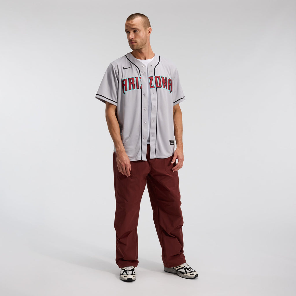 Men's Arizona Diamondbacks Corbin Carroll Nike Gray Road Replica Jersey - 5