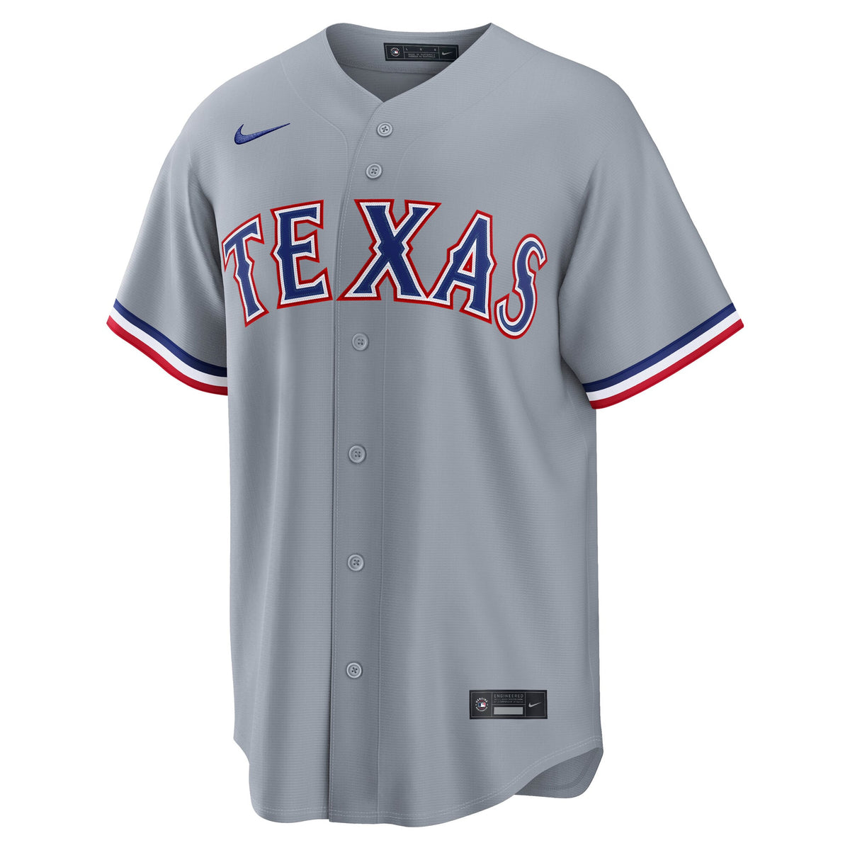 Men's Texas Rangers Corey Seager Nike Gray Road Replica Jersey - 3