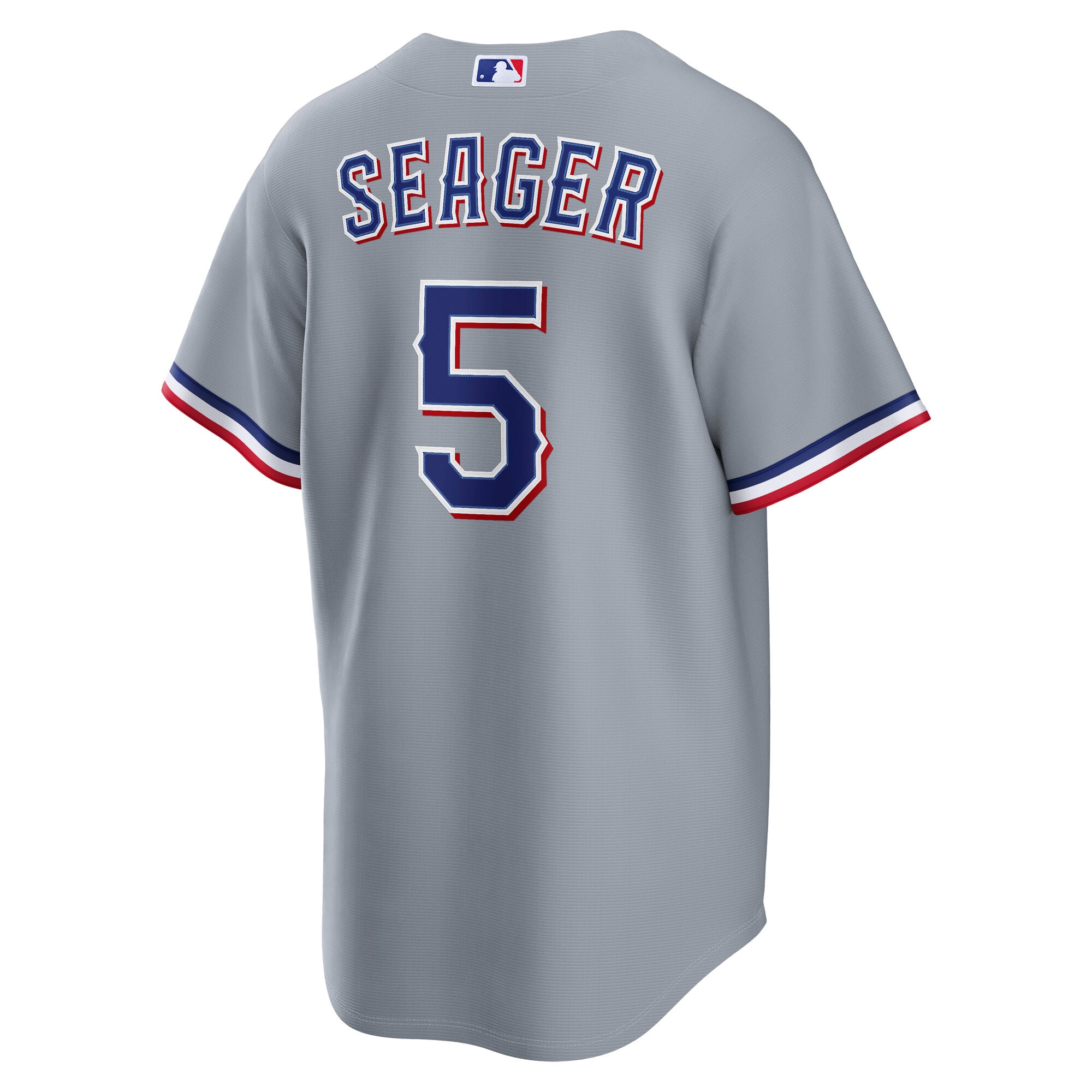 Men's Texas Rangers Corey Seager Nike Gray Road Replica Jersey - 4