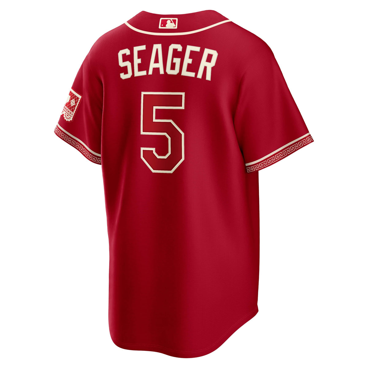 Men's Texas Rangers Corey Seager Nike Red 2026 City Connect Stadium Jersey - 4