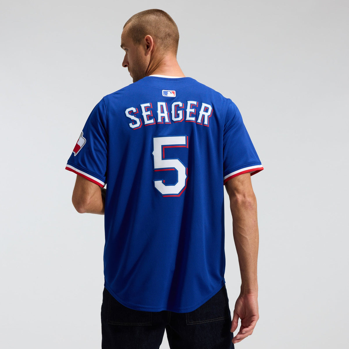 Men's Texas Rangers Corey Seager Nike Royal Alternate 2 Limited Jersey - 4
