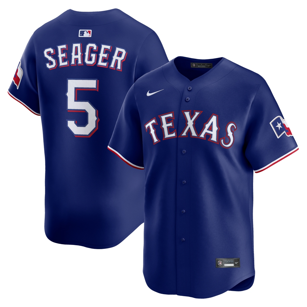 Men's Texas Rangers Corey Seager Nike Royal Alternate 2 Limited Jersey
