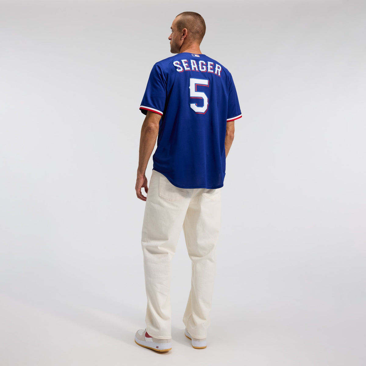 Men's Texas Rangers Corey Seager Nike Royal Alternate 2 Replica Jersey - 6