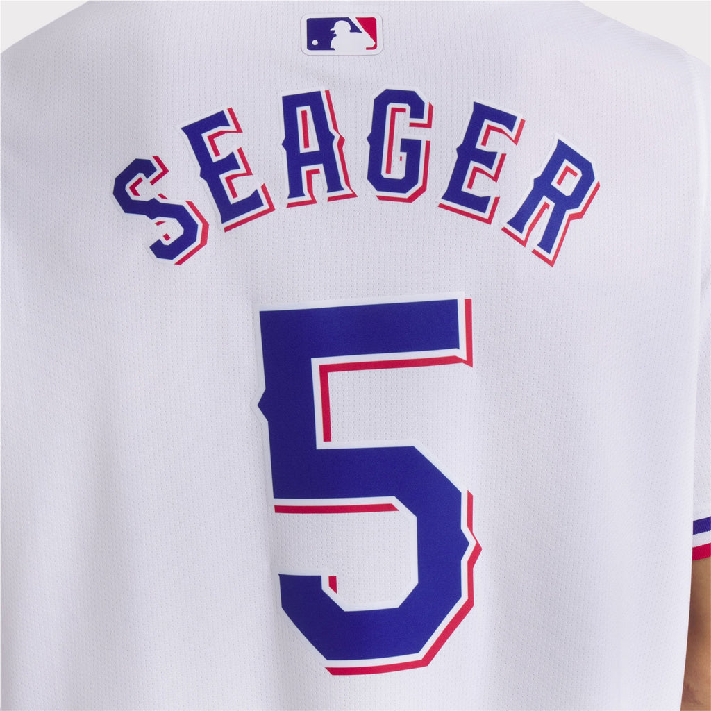 Men's Texas Rangers Corey Seager Nike White Home Limited Player Jersey - 13