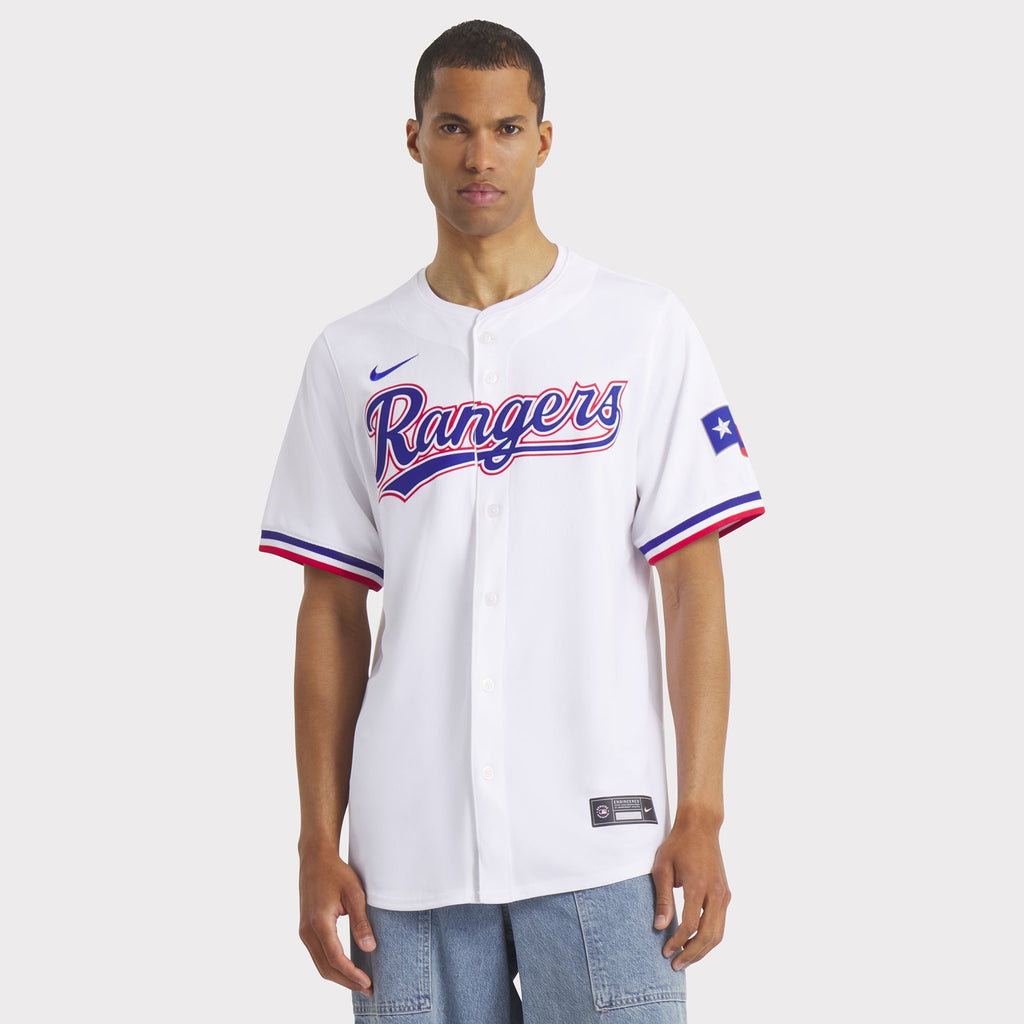 Men's Texas Rangers Corey Seager Nike White Home Limited Player Jersey - 5