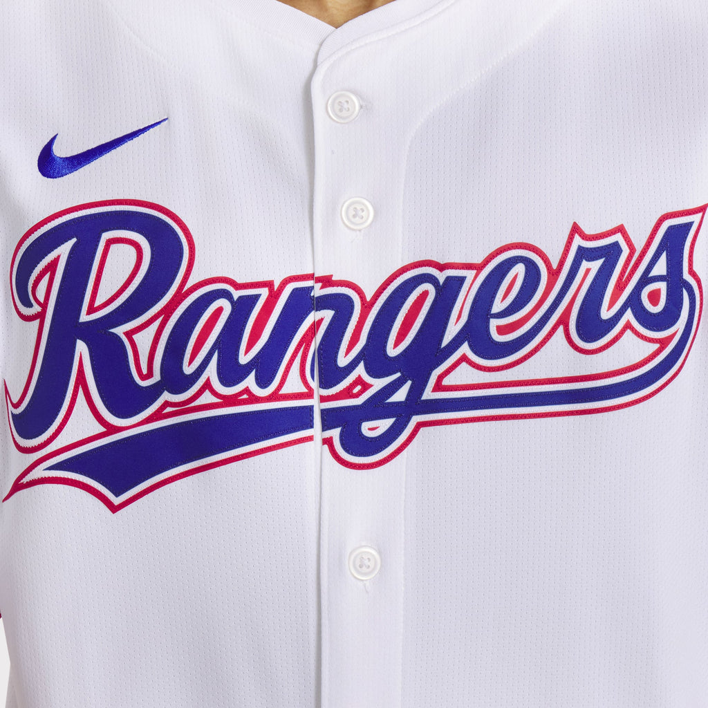 Men's Texas Rangers Corey Seager Nike White Home Limited Player Jersey - 10