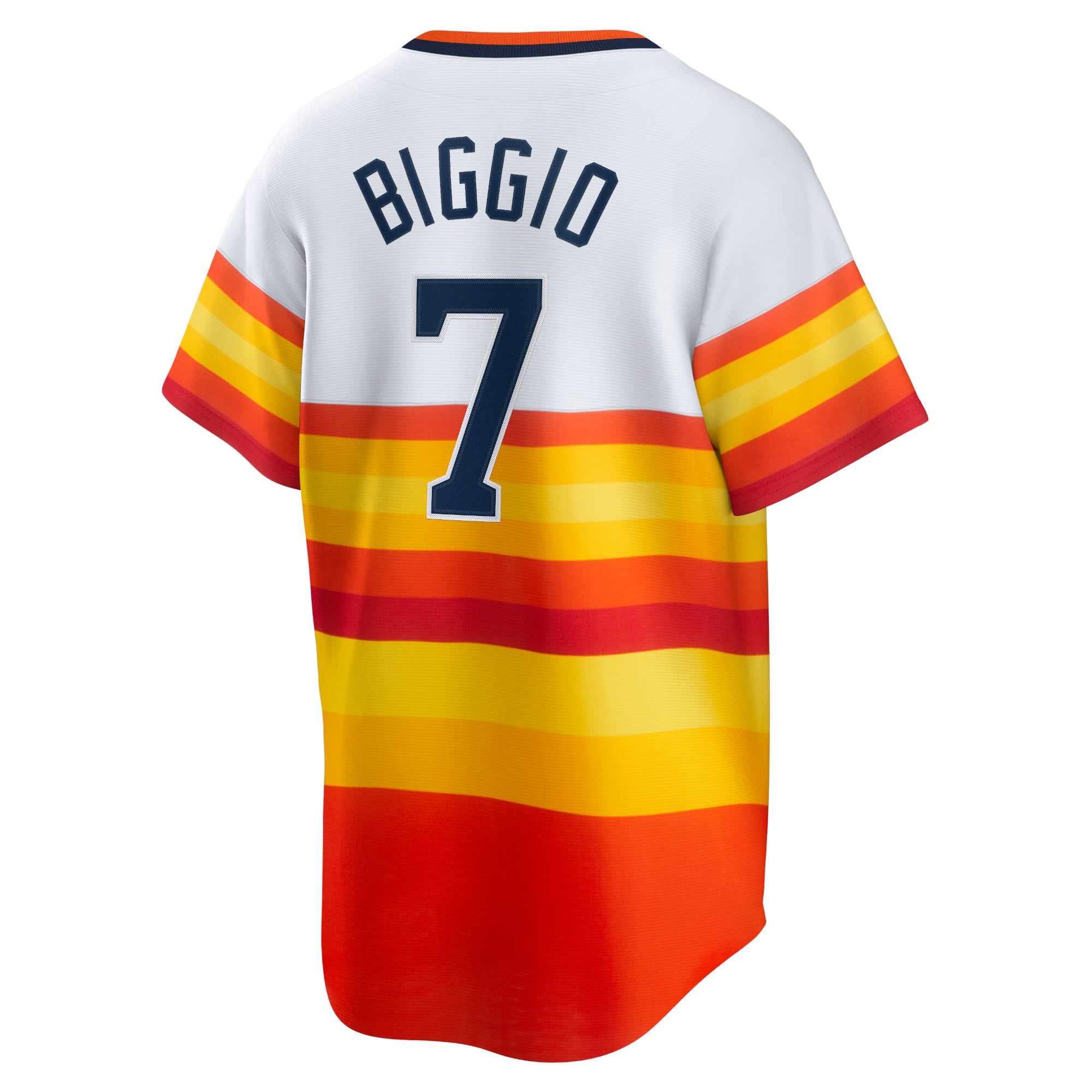 Men's Houston Astros Craig Biggio Nike White Home Cooperstown Collection Player Jersey - 4