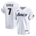 Men's Houston Astros Craig Biggio Nike White Throwback Cooperstown Collection Limited Jersey