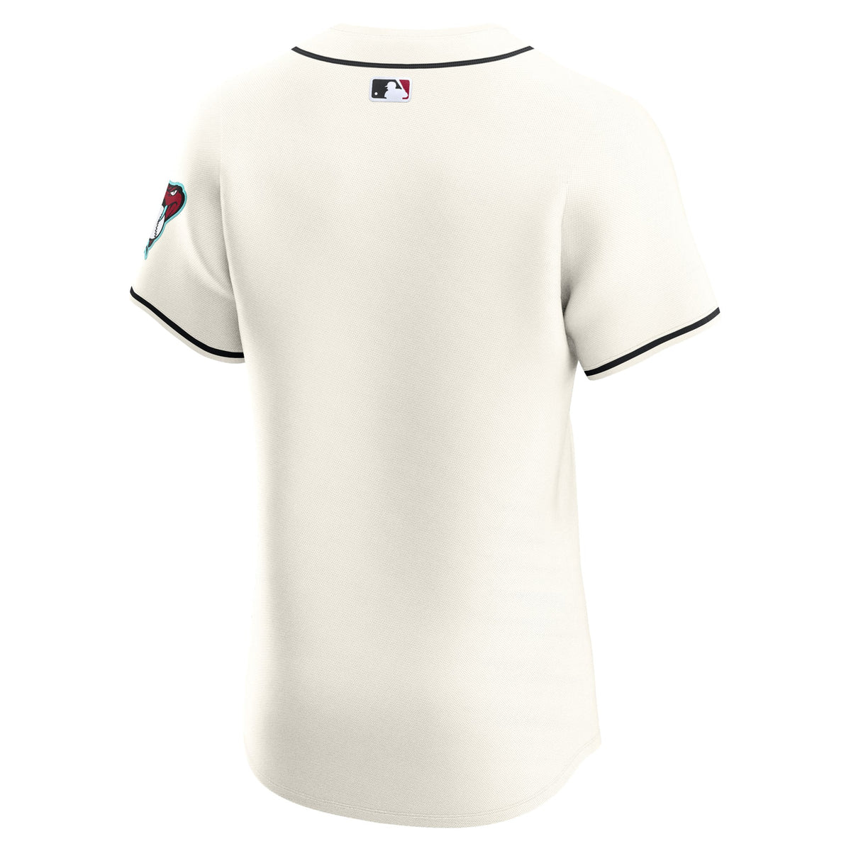 Men's Arizona Diamondbacks Nike Cream Elite Jersey - 4