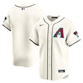 Men's Arizona Diamondbacks Nike Cream Home Limited Jersey