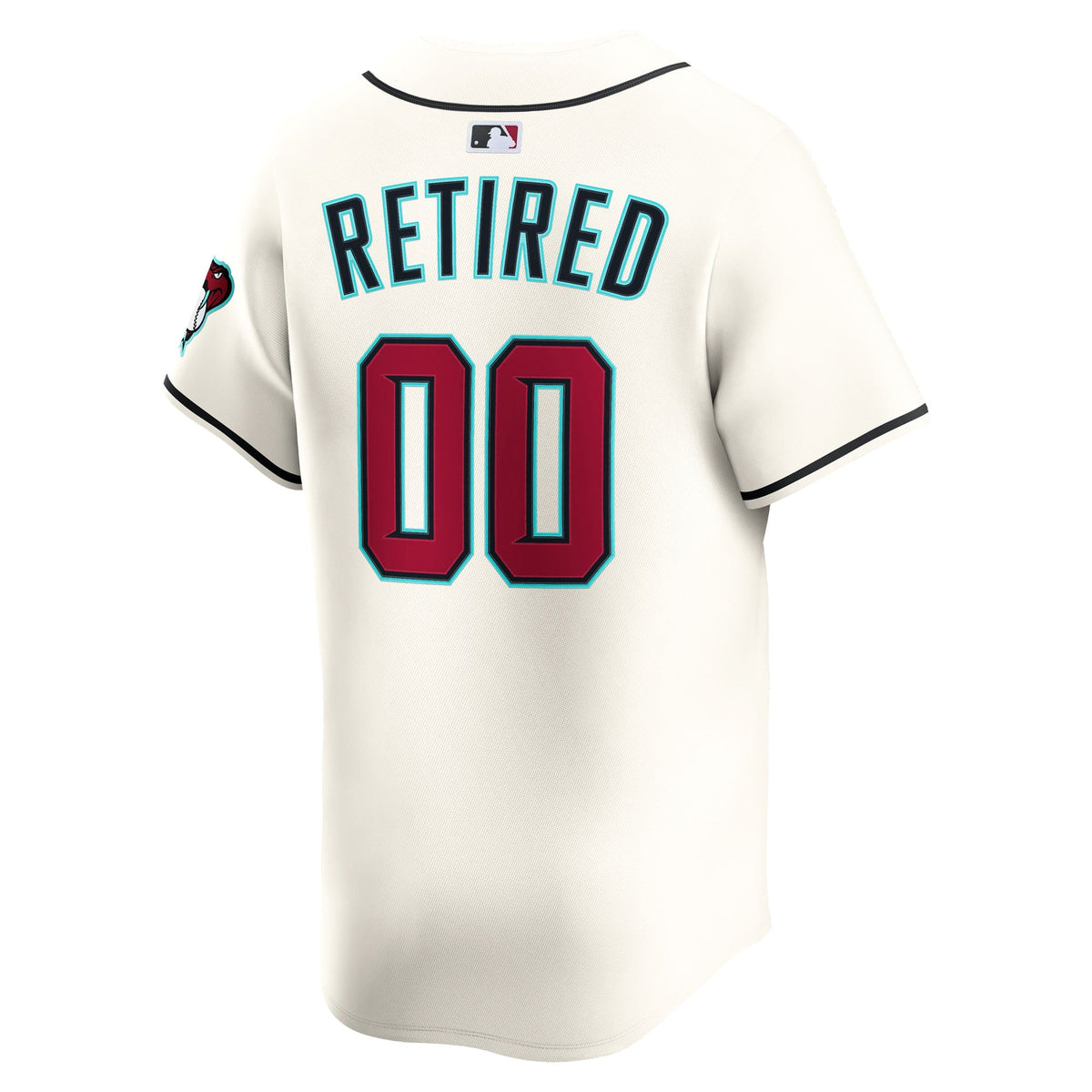Men's Arizona Diamondbacks Nike Cream Home Limited Pick-A-Player Retired Roster Jersey - 4
