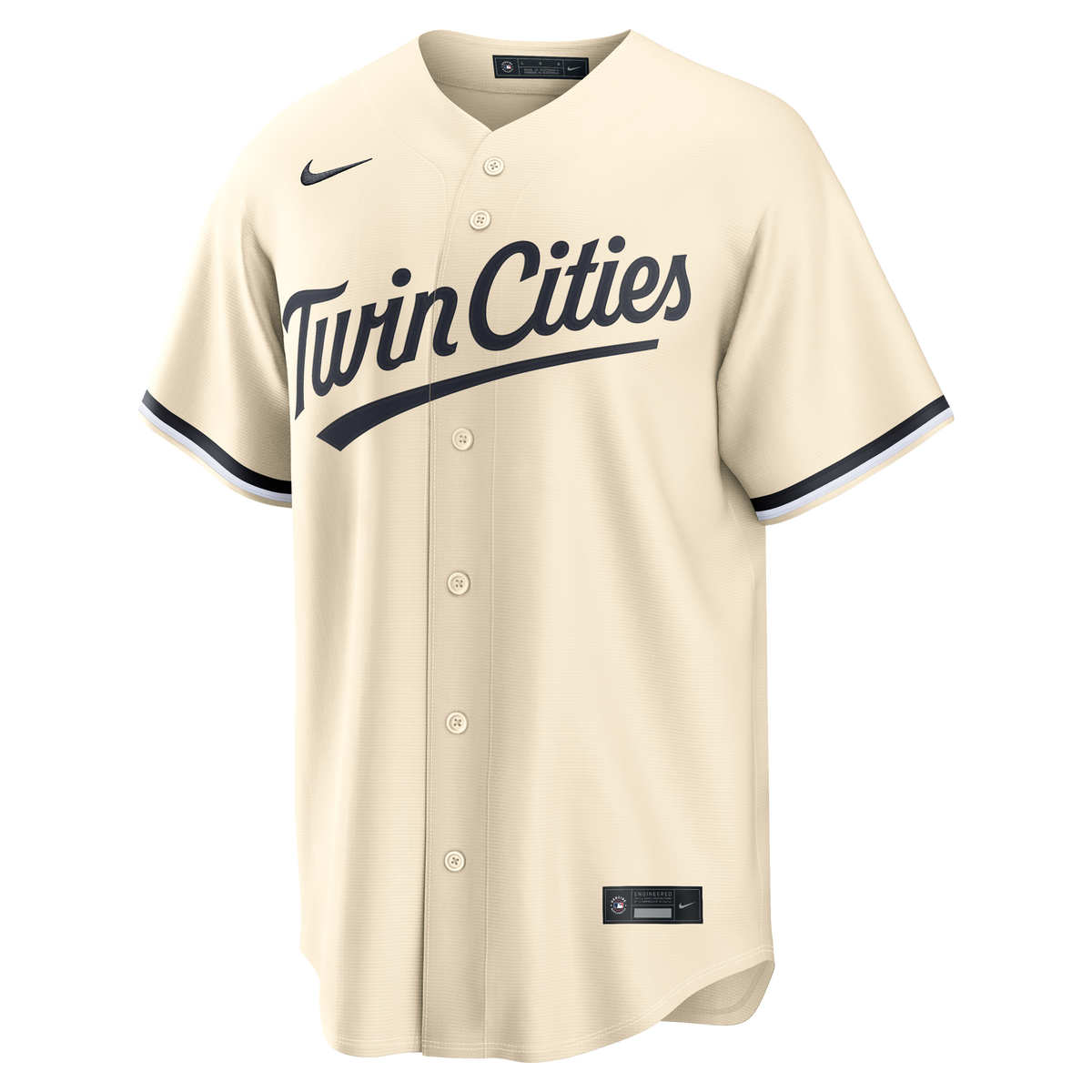 Men's Minnesota Twins Nike Cream Alternate Replica Jersey - 3