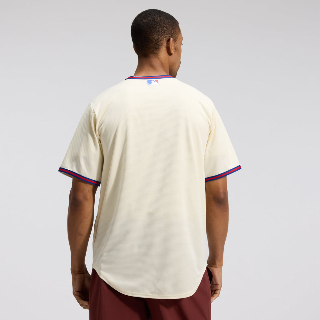 Men's Philadelphia Phillies Nike Cream Alternate Replica Jersey - 3
