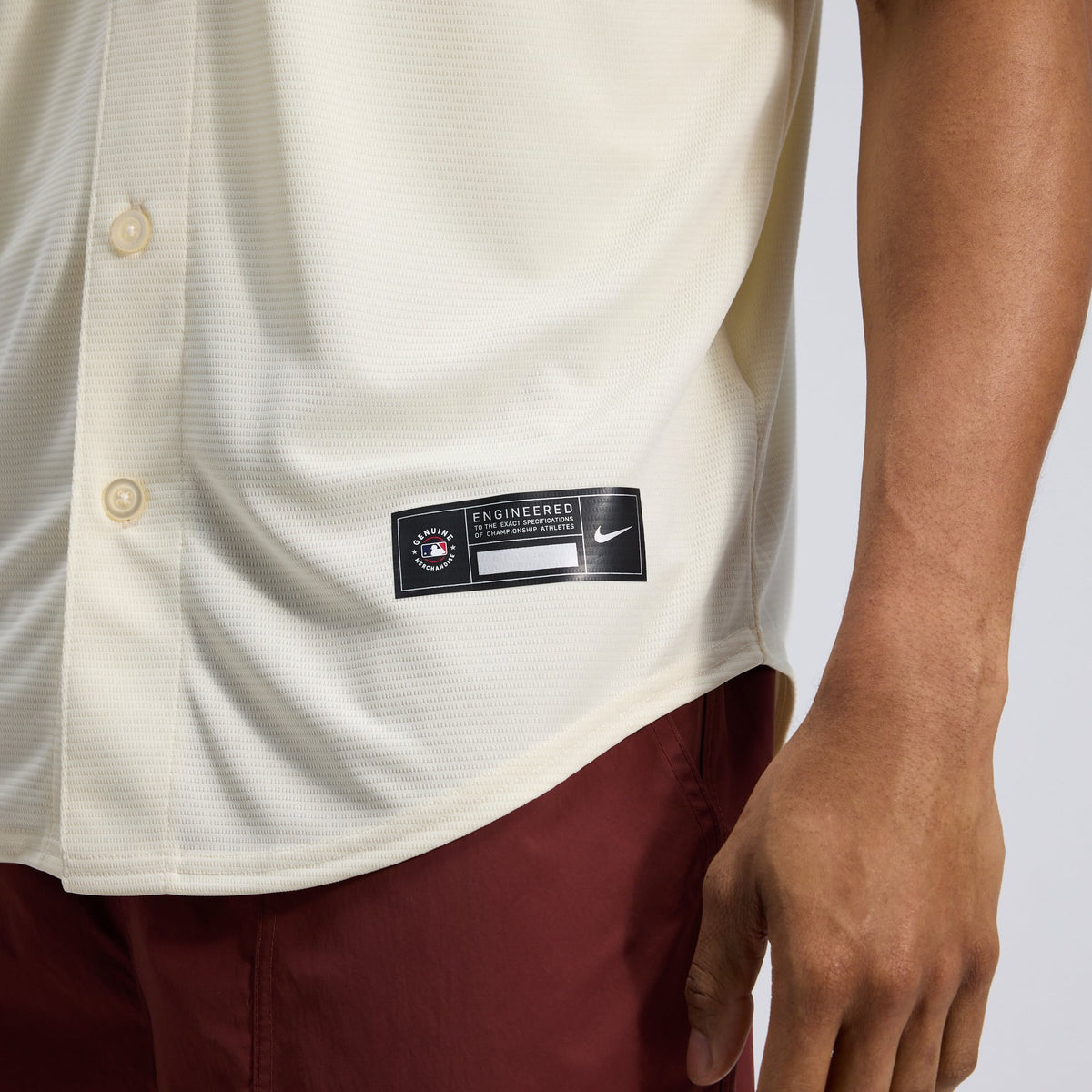 Men's Philadelphia Phillies Nike Cream Alternate Replica Jersey - 8